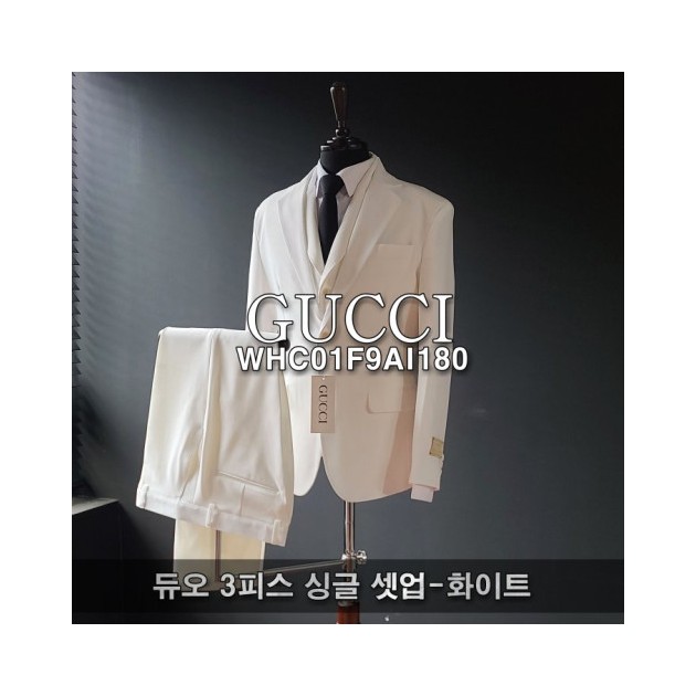 GUCCI 구찌 듀오 3피스 싱글 셋업