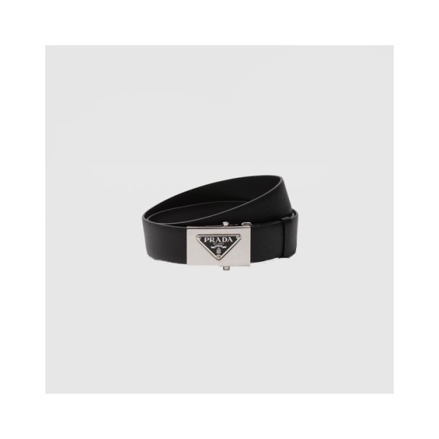 PRADA 프라다 사피아노 가죽 벨트 2CM256 (금장/은장)