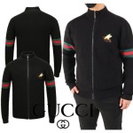 GUCCI 구찌 비 패치 하이넥 울니트 집업