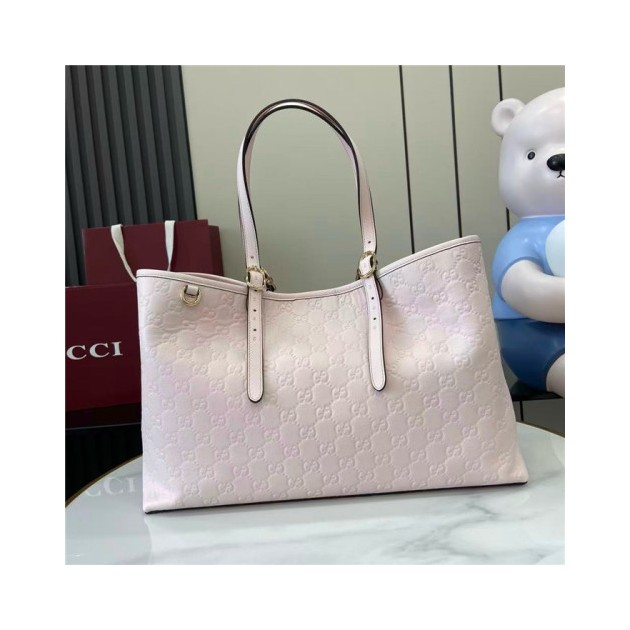 GUCCI 구찌 GG 엠블럼 라지 토트백 815213