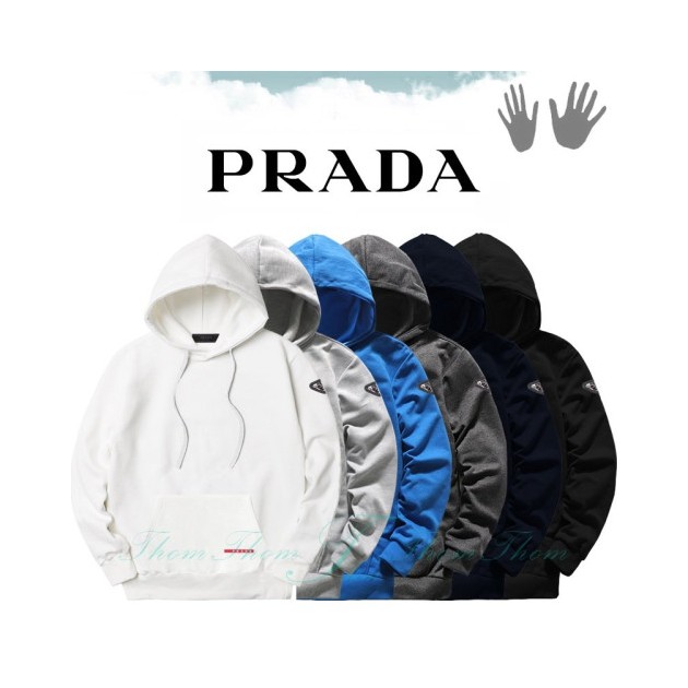 PRADA 프라다 시보리 후드티