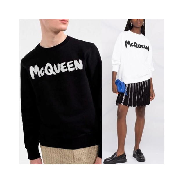 ALEXANDER MCQUEEN 알렉산더맥퀸 마커로고 맨투맨