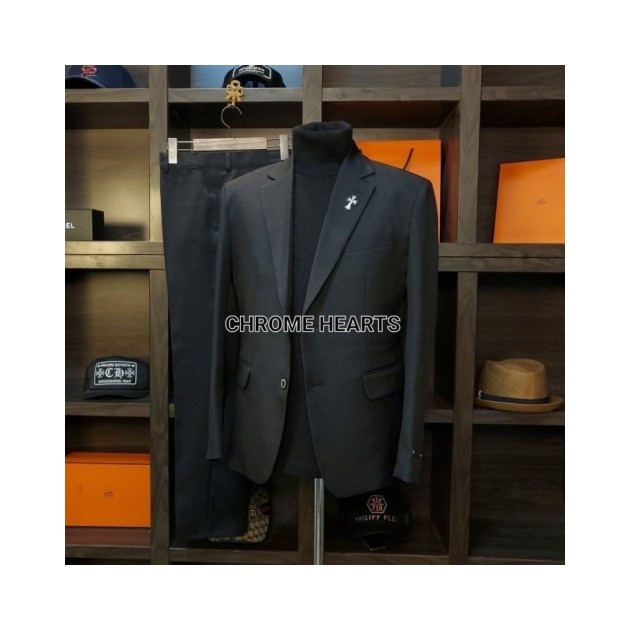 CHROME HEARTS 크롬하츠 크로스 카라 메탈스터드 슈트 셋트