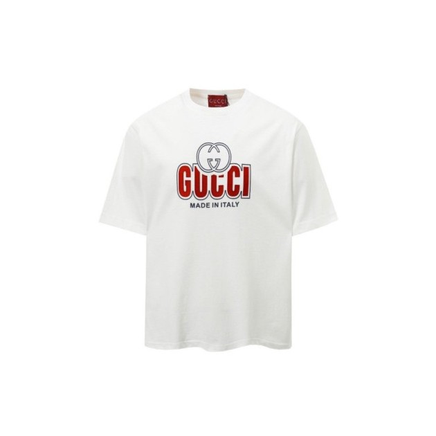 GUCCI 구찌 메인 레더로고  반팔 2COLOR