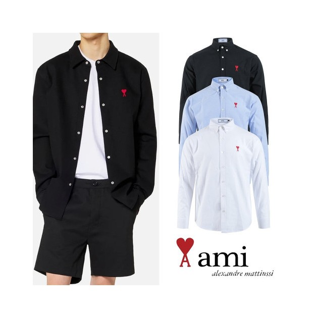 AMI 아미 드 꾀흐 옥스포드 셔츠