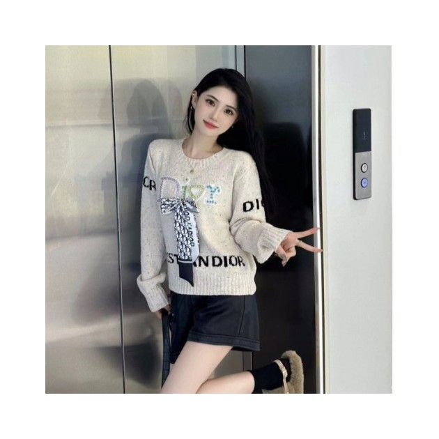 DIOR 디올 리본 니트