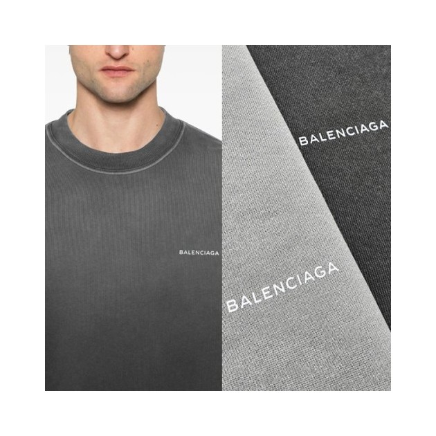 BALENCIAGA 발렌시아가 피그먼트 워싱 맨투맨