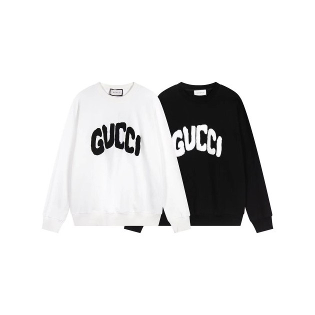GUCCI 구찌 핸들 자수 로고 맨투맨