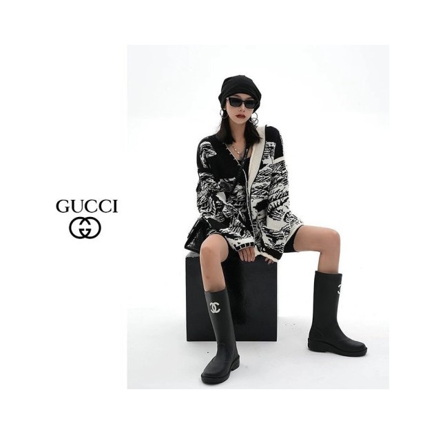 GUCCI 구찌 하프 패턴 루즈핏 가디건