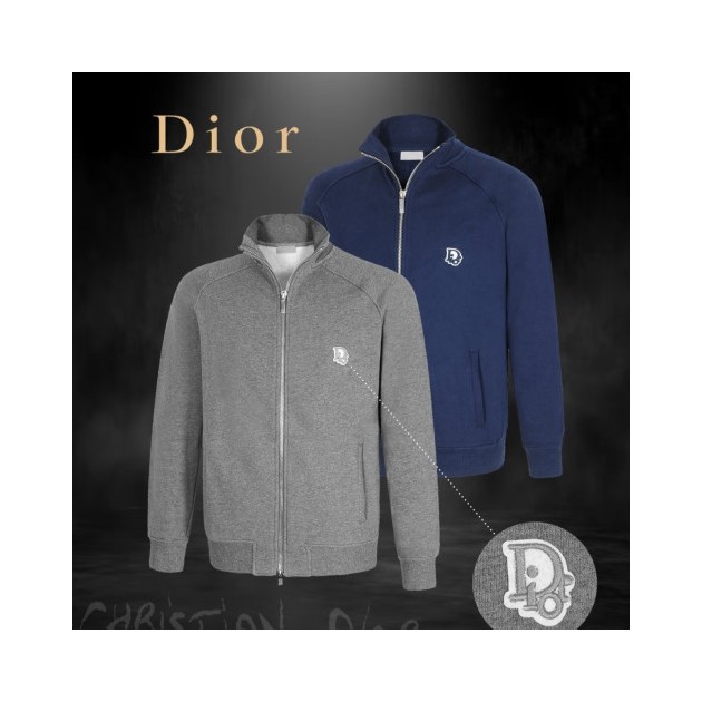 DIOR 디올 로고자수 기모집업