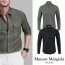 MAISON MARGIELA 메종마르지엘라 스티치 물나염 셔츠