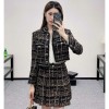 CHANEL 샤넬 트위드자켓 & 플리츠 스커트 셋업
