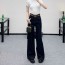 CHANEL 샤넬 CC 스트레이트 데님팬츠