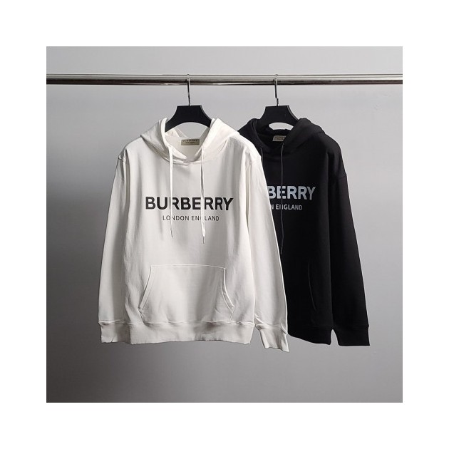BURBERRY 버버리 베이직로고 코튼 후드티
