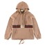 GUCCI 구찌 웹 앤 라벨 하프 집업 스웨트 셔츠