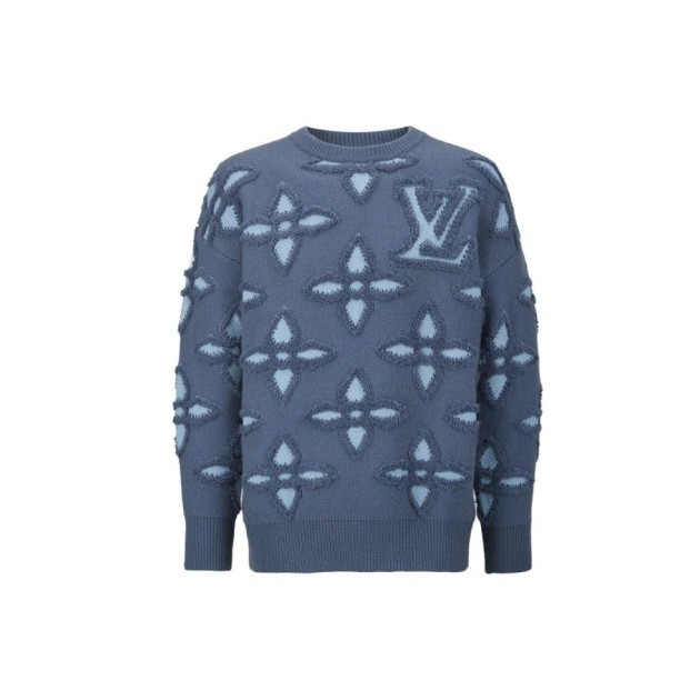 LOUIS VUITTON 루이비통 텍스처드 모노그램 니트 2COLOR