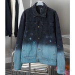 LOUIS VUITTON 루이비통 엠브로이더드 데님 자켓
