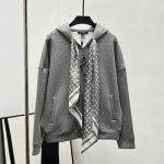 LOUIS VUITTON 루이비통 모노그램 스카프 후드