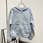 LOUIS VUITTON 루이비통 모노그램 후드 데님 자켓