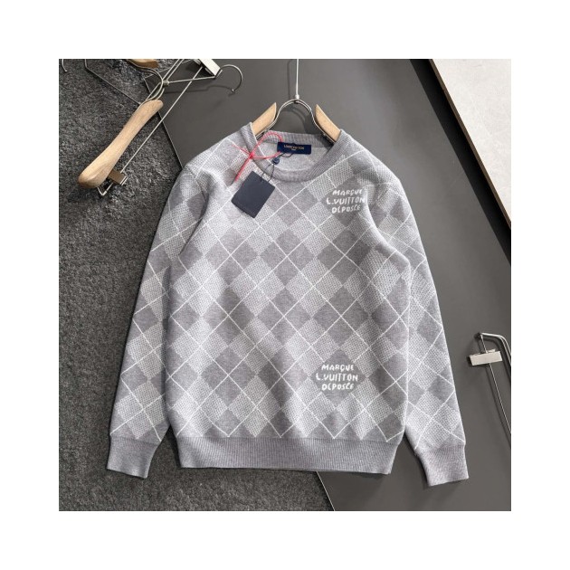 LOUIS VUITTON 루이비통 아가일 니트 　