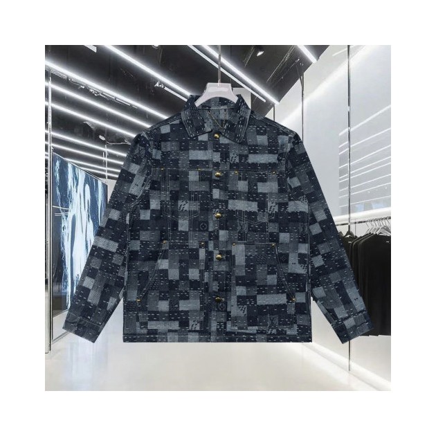 LOUIS VUITTON 루이비통 & NIGO 다미에 워크웨어 데님 자켓