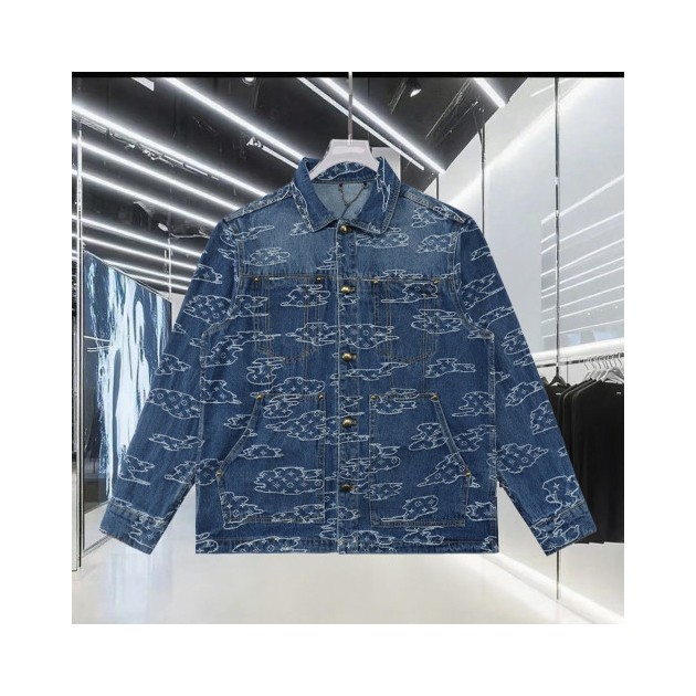 LOUIS VUITTON 루이비통 & NIGO 클라우드 워크웨어 데님 자켓 　