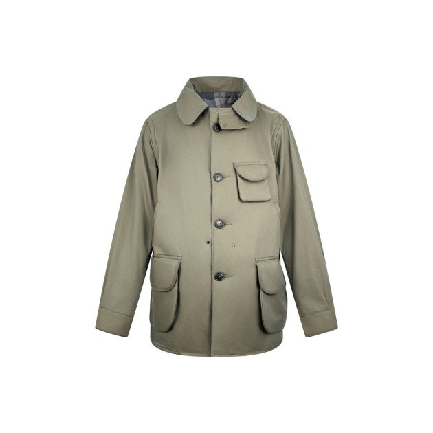 MAISON MARGIELA 메종마르지엘라 디스트레스드 코튼 셔츠 자켓