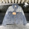 MIUMIU 미우미우 엠브로이더드 데님 자켓