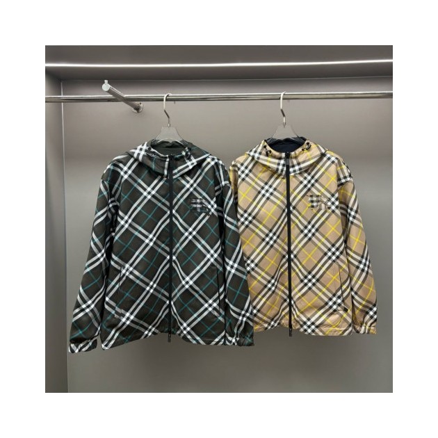 BURBERRY 버버리 리버시블 체크 나일론 퍼퍼 자켓