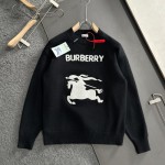 BURBERRY 버버리 EKD 핸들 자수 니트