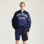 GIVENCHY 지방시 자수 패치 로고 보머 자켓