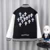 CHROME HEARTS 크롬하츠 멀티 크로스 패치 바시티 자켓