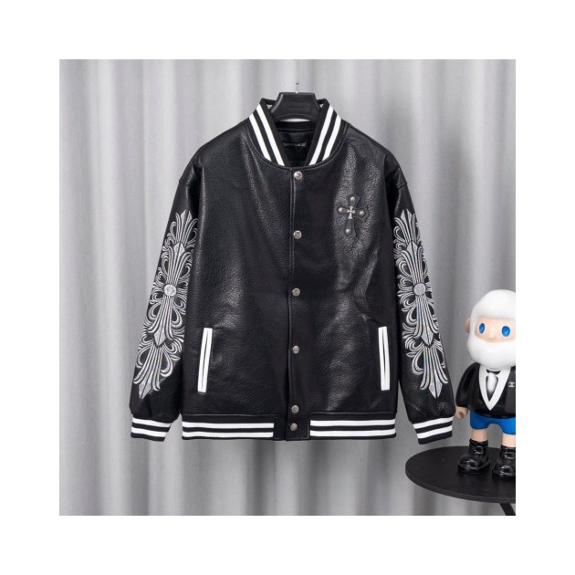 CHROME HEARTS 크롬하츠 크로스 바시티 자켓