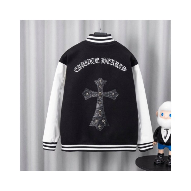 CHROME HEARTS 크롬하츠 크로스 바시티 자켓