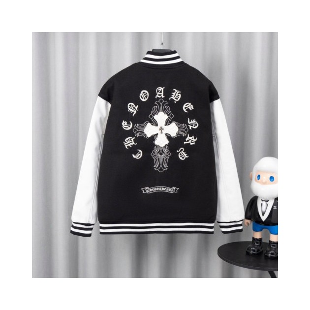 CHROME HEARTS 크롬하츠 크로스 바시티 자켓