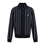 PRADA 프라다 스트라이프 카라 가디건