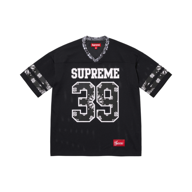 SUPREME x BANDANA FOOTBALL JERSEY 슈프림 X 반다나 풋볼 저지 25SS ●해외 특별할인전●