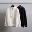 SAINT LAURENT 생로랑 로고레터링 코튼 후드티