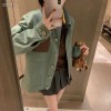 LOEWE 로에베 레더포켓 데님자켓