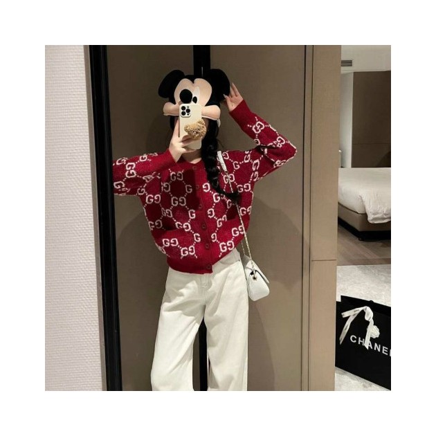 GUCCI 구찌 GG 쟈카드 가디건