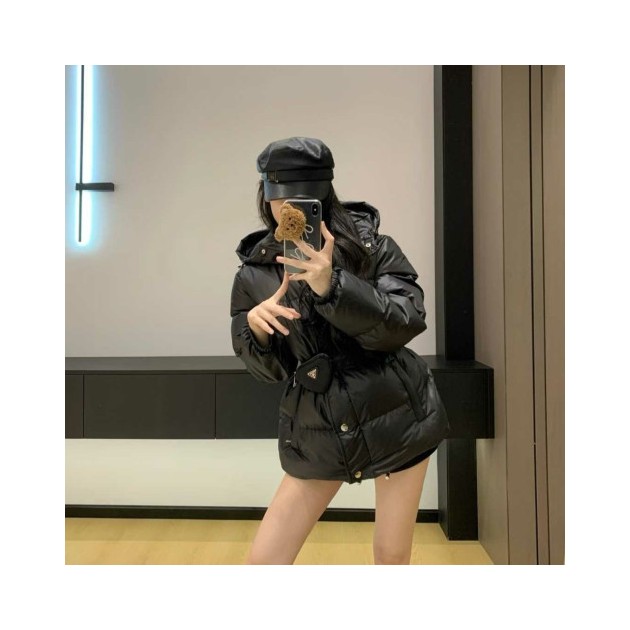 PRADA 프라다 후드 다운패딩
