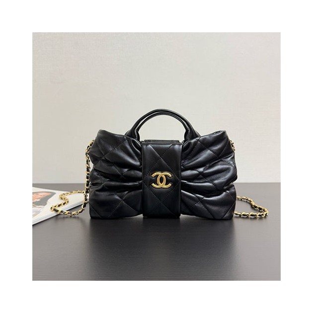 CHANEL 샤넬 맥시 보우백 스몰 (양가죽) AS9801
