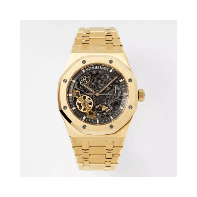 AUDEMARS PIGUET 오데마피게 로얄오크 스켈레톤 다이얼 로즈골드 금통 41mm 15407OR