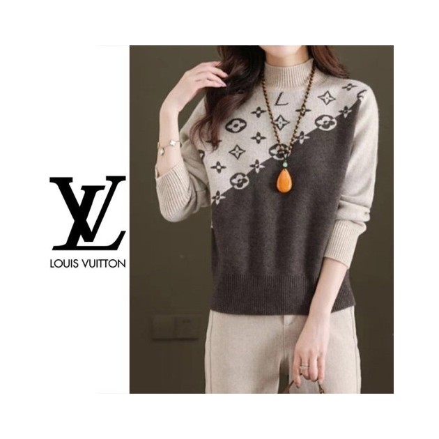 LOUIS VUITTON 루이비통 모노 반폴라 니트 3COLOR