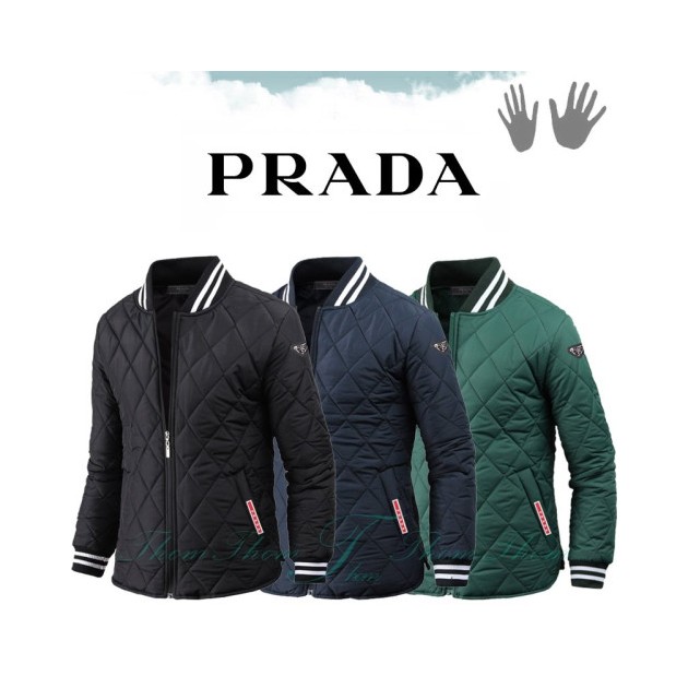 PRADA 프라다 라이트 후드 패딩 점퍼