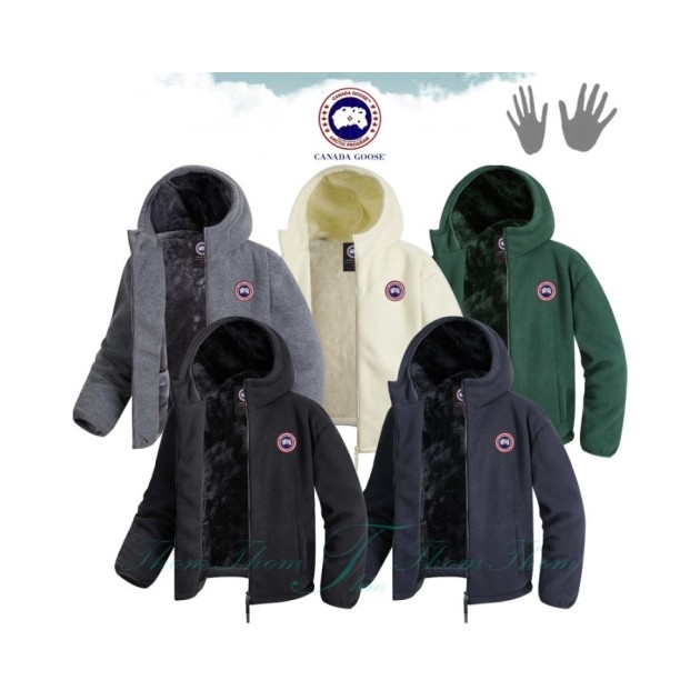 CANADA GOOSE 캐나다구스 플리스 후드 풀집업