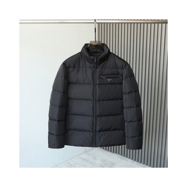 PRADA 프라다 메탈 플레이트 다운 패딩 3COLOR