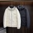 PRADA 프라다 메탈 플레이트 텍스처 다운 패딩