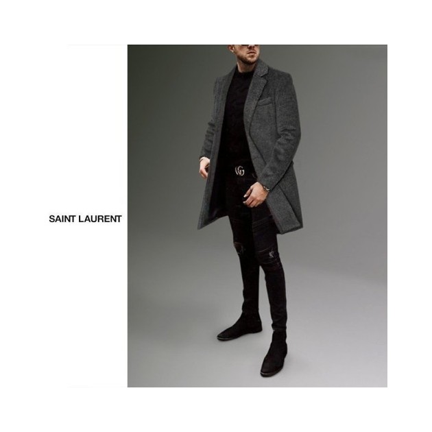 SAINT LAURENT 생로랑 베이직 코트