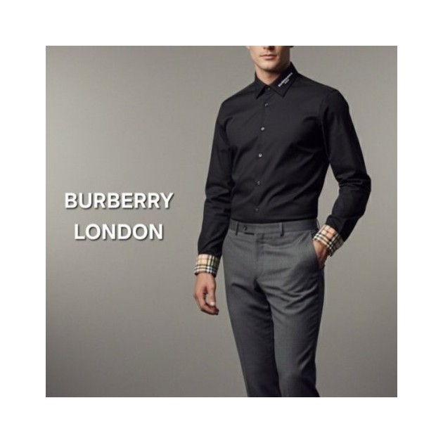 BURBERRY 버버리 모던 런던 브라운 라벨 셔츠 2COLOR